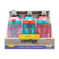 银联爆品日：contigo 康迪克 防漏儿童吸管杯 414ml *3个