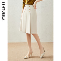 Sentubila 尚都比拉 女士双排扣半身裙 JDQ13Q38703