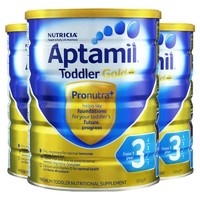 银联爆款日：Aptamil 爱他美 金装婴幼儿奶粉 3段 900g*3罐