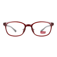 李维斯 LS03092 C02 TR90 红色 超轻儿童全框眼镜框