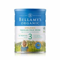 澳洲 Bellamy's贝拉米3段有机奶粉 900g 3罐装 