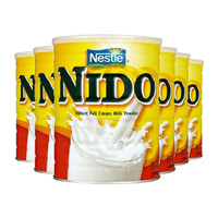 英国Nestle雀巢Nido全脂高钙成人奶粉学生中老年孕妇900g荷兰进口 6罐装