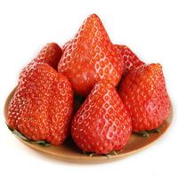 PLUS会员：鑫久盈 丹东草莓99红颜奶油草莓 3斤 25g-55g大果