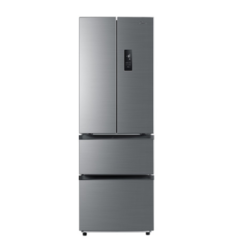 【送美的烤箱】323L法式对开门冰箱 双变频 一级能效 风冷无霜BCD-323WTPM(E)