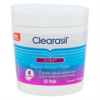 银联返现购：Clearasil 水杨酸祛痘洁肤棉片 65片