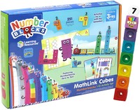 Learning Resources LSP0949 UK Numberblocks MathLink 骰子 1 10 个活动套装 学前知识 建筑