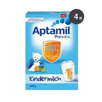 Aptamil德国爱他美 婴幼儿童1+段奶粉 600g*4罐